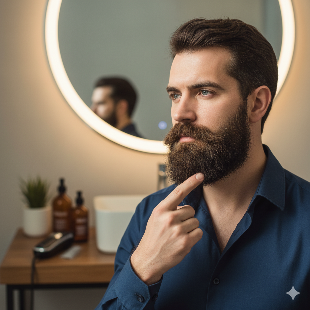 beard neckline